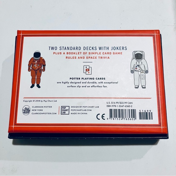 NWT History of Space Travel Playing Cards - Picture 4 of 4